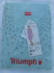 Triumph Homewear Nachthemd Winter Beauty NDK 04 Gr. 50 Pyjama Kleid Blau - Bild 1 von 3