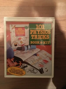 101 Physics Tricks: Fun Experiments with Everyday Materials Book & Kit New - Picture 1 of 2