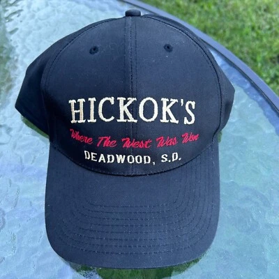 复古 Deadwood South Dakota Hickok's Where The West Was Won 平沿帽 — 第 1/4 张图片