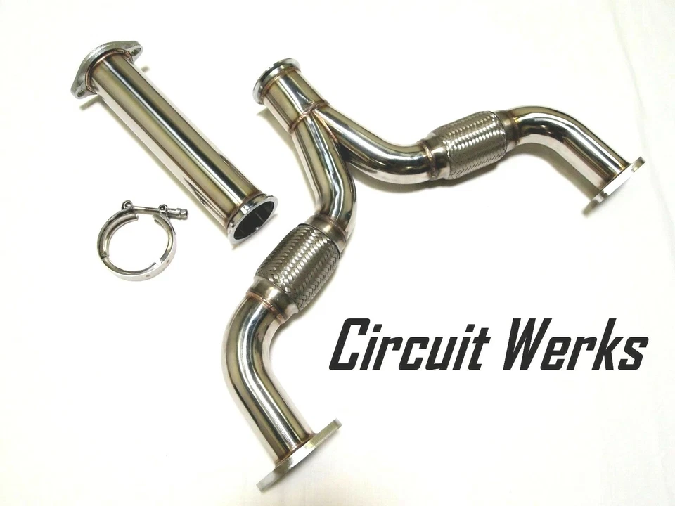 Mid Y-Pipe Circuit Werks for G35 Z33 Exhaust Flex 350 Z 33 True 2.5" to 3" - Image 1 of 1