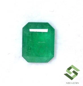 8.8x6.75 mm Natural Emerald Octagon Cut Zambian 1.92 CTS For Pendant Gemstone - Picture 1 of 9