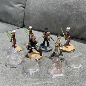 Disney Infinity 3.0 Star Wars Figuren Konvolut 6 Figuren 4 Kristall - Bild 1 von 1