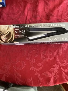Matrix 1" Professional Ceramic Ionic Flat Iron ~ New - Picture 1 of 3