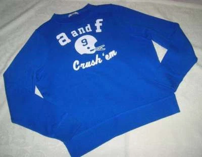 ABERCROMBIE KIDS Boy Blue Sweatshirt Top Shirt XL 12 14 X Large - Image 1 of 2