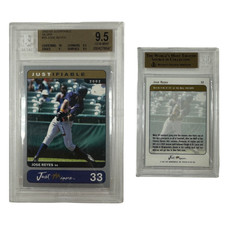 2002-03 Jose Reyes Just Minors Justifiable #33 Beckett 9.5 GEM MINT