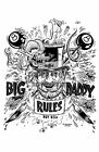 1992 - RÈGLES DU BIG DADDY - ED "BIG DADDY" ROUGE RAT FINK AFFICHE LIVRE DE COLORIAGE