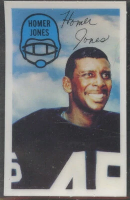 1970 Kellogg's #52 Homer Jones Cleveland Browns - Image 1 of 2