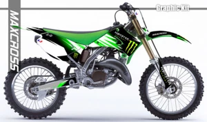 KAWASAKI KX125 KX250 2003 - 2008 MAXCROSS GRAPHICS KIT DECAL FULL Sticker MSON3 - Picture 1 of 2