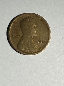 1911 Philadelphia Mint Lincoln Cent Wheat Penny - Picture 1 of 2
