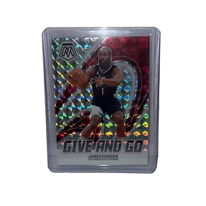 James Harden 2023-24 Panini Mosaic Give and Go Silver Mosaic Prizm LA Clippers - Picture 1 of 4
