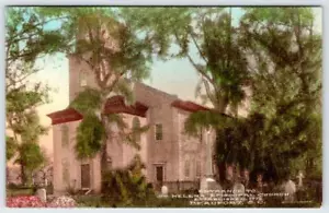 1910's BEAUFORT SC ST HELENA'S EPISCOPAL CHURCH HAND COLORED ALBERTYPE POSTCARD - Picture 1 of 2