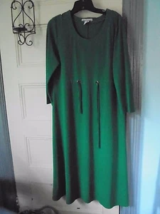 SERENGETI Size L green DRESS Poly-Spandex New w/o Tag  - Picture 1 of 7