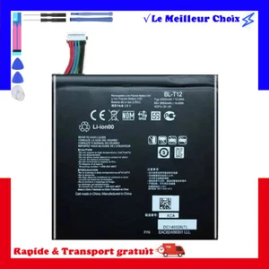BATTERIE DE REMPLACEMENT NEUVE POUR LG BL-T12 LG G PAD 7.0 V400 V410 4000mAh - Zdjęcie 1 z 3