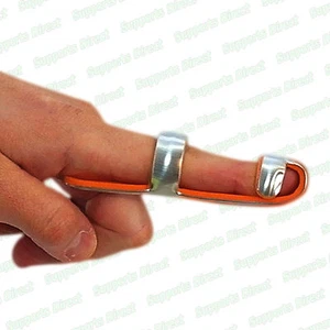 Baseball Finger Aluminium Splint Mallet Joint Pain Malleable Support Foam Brace - Picture 1 of 1