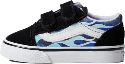 Zapatilla deportiva Vans Old Skool V para niños pequeños, (llama de camuflaje) azul/camuflaje de hielo, talla 5 niño pequeño Foto 1 de 4