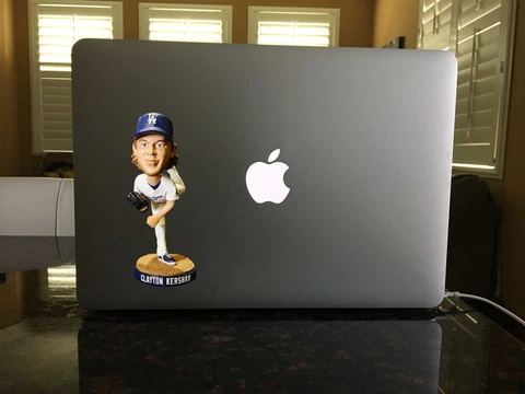 ML-10-18 Dodgers Clayton Kershaw Bobblehead LA vinyl decal Los Angeles Cover