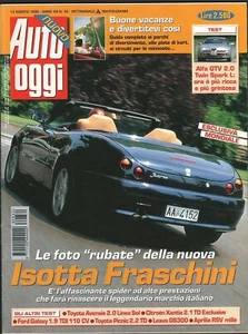 Rivista AUTO OGGI Anno 1998 n.32. Isotta Fraschini - Picture 1 of 1