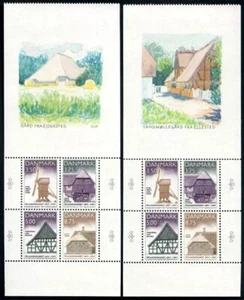 Denmark 1997 Copenhagen Open Air Museum Windmill Buildings Booklet Panes UNM/MNH - Picture 1 of 1
