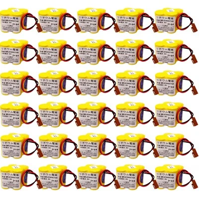 Batería PLC BR-2/3AGCT4A 6V de 30 piezas para máquina CNC con enchufe FANUC A98L-0031-0025 Foto 1 de 4