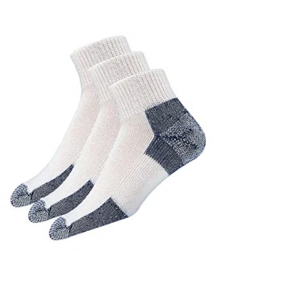 Thorlos Unisex JMX Running Thick Padded Ankle Sock, White 3 Pack, Large - Image 1 of 4
