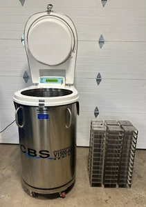 CBS Isothermal Liquid Nitrogen Freezer Part V1500-AB Series w/ Controller 2300 - Picture 1 of 24