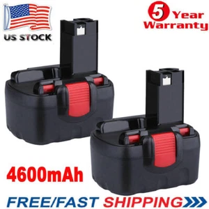 2Pack 14.4V 4.6Ah Battery For Bosch BAT038 BAT040 BAT140 BAT159 PSR1440 GDS GSR - Picture 1 of 11