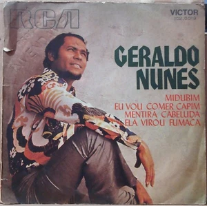 GERALDO NUNES 1972 “Ela Virou Fumaca” Samba Funk Forro P/S 7” EP BRAZIL 45 HEAR - Picture 1 of 3