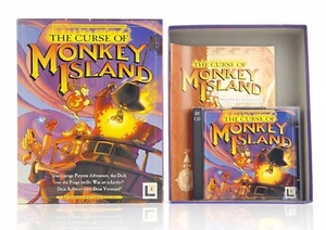 Juego PC: The Curse of Monkey Island 3 - CD-ROM de ordenador Big Box EMBALAJE ORIGINAL PAL - Imagen 1 de 10