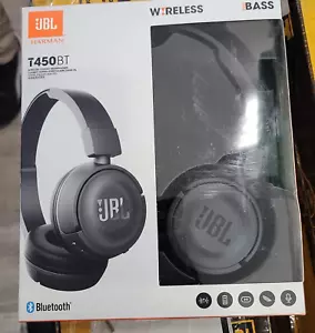 JBL T450BT Wireless On-Ear Headphones with Built-in Remote and Microphone Parts - Picture 1 of 2