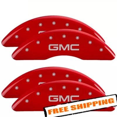 Cubiertas de pinza MGP 34003SGMCRD rojo brillante para GMC Sierra 3500 HD 11-19 Foto 1 de 3