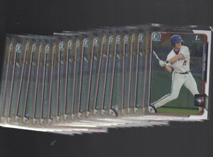 (20) COUNT LOT CARL WISE 2015 BOWMAN CHROME DRAFT CARD #139