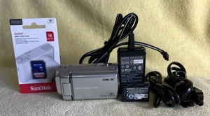 Sony Handycam Digital Camcorder DCR-SX40 60x Optical Zoom - Bundle - Mint - - Picture 1 of 16