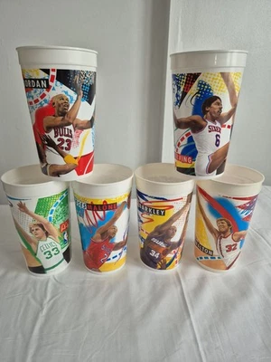 NBA McDonalds 1994 Souvenir Coleccionistas Tazas Vintage Juego Completo De 6 Foto 1 de 4