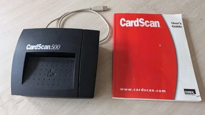 Corex CardScan 500 Business Card Scanner w/ USB Cable & User Guide - Image 1 of 4