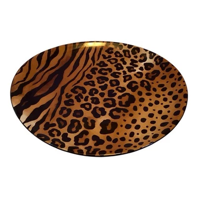 Sakura SERENGETI Gres Sue Zipkin 11.5" x 10.5" Plato de Cena Animal Safari Foto 1 de 4