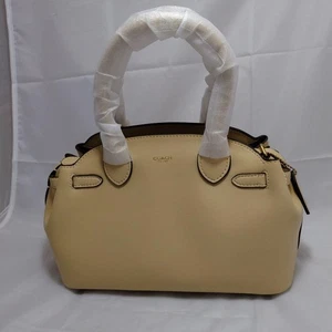 Coach CU066 Empire Carryall Bag Grabbat Leder Beige Outlet - Bild 1 von 6