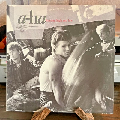 a-ha - Hunting High and Low LP Warner Bros 1985 club Take On Me EX with inner - Image 1 of 4