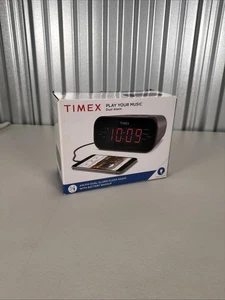 Timex T231GRY Dual Alarm AM/FM Clock Radio with Digital Tuning Line-In Ready - Picture 1 of 6