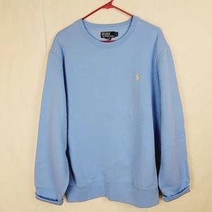 Vintage Polo Ralph Lauren Fleece Bristol Blue Sweatshirt Gr. XL Preppy Heritage - Bild 1 von 9