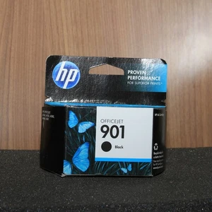Genuine OEM HP Officejet 901 Black Ink Sealed - Picture 1 of 3