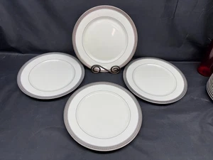 Mikasa "PALATIAL PLATITUM" Thailand ~ L3235 ~ 4er Set ~ Speiseteller ~ 10 3/4" - Bild 1 von 8