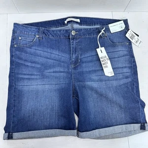 Celebrity Pink NWT  Womans Plus Denim Jean Shorts Stretch Trendy Size 20 READ - Picture 1 of 15