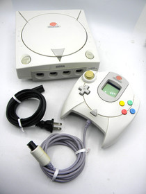 Sega Dreamcast HKT-3020 White Console w/Controller Has Power Cord No Video Cord