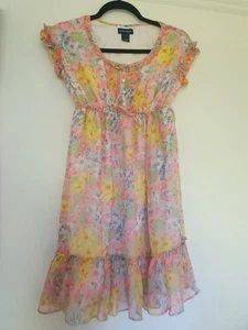 Ralph Lauren Girls' Floral Party Dress, Size 12-14 Years - Picture 1 of 10
