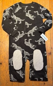 NWT Carters Boys Fleece Footed Sleeper Pajamas dino dinosaurs u pick size - Picture 1 of 2