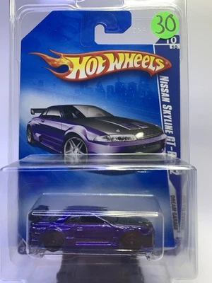 Nissan Skyline GT-R R32 2009 azul Dream Garage bonito con protector Hot Wheels Foto 1 de 4