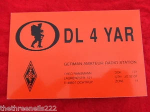 QSL RADIO CARD - DL4YAR  - GERMANY -  26 JULY 1997 - Picture 1 of 1