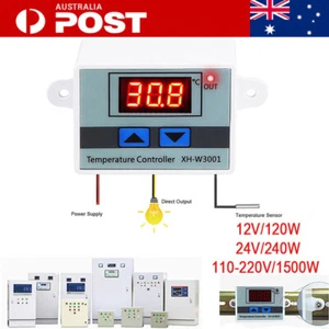12V 24V LED Digital Temperature Controller Thermostat Temperature Control Switch - Picture 1 of 15
