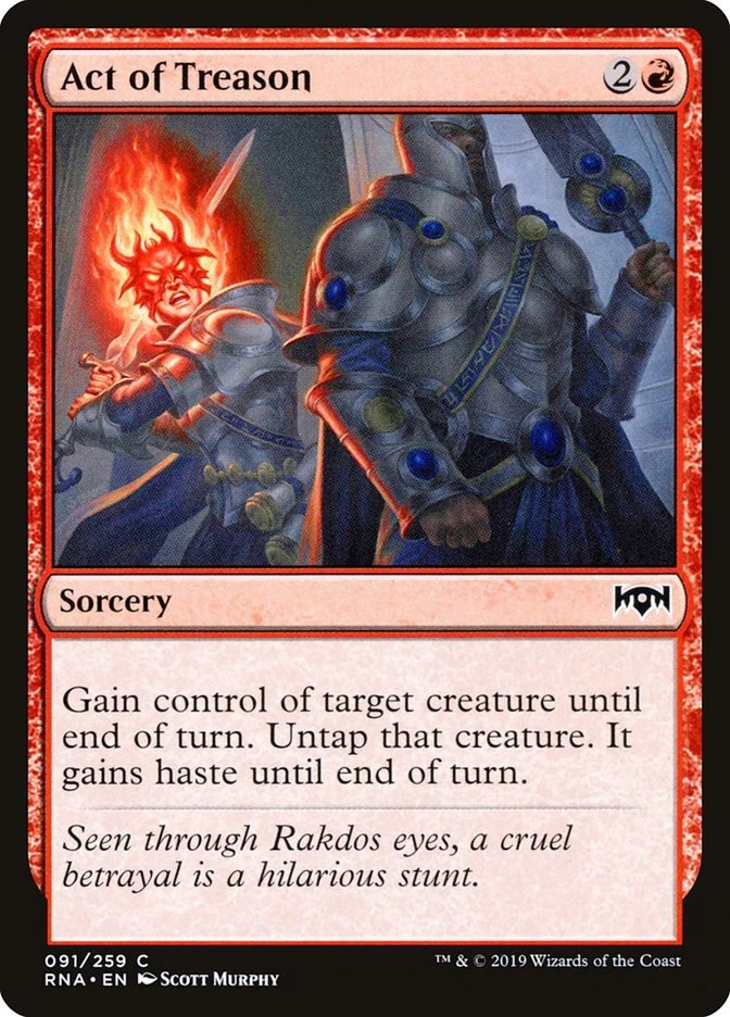 Magic the Gathering (mtg): RNA: Act of Treason  (x 4) - Image 1 of 1