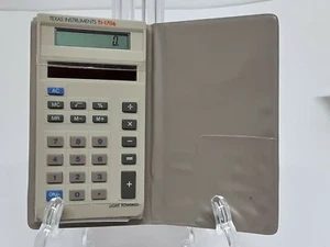Vintage Texas Instrument TI-1706 Basic Calculator Pocket Sized Billfold Cover - Picture 1 of 6